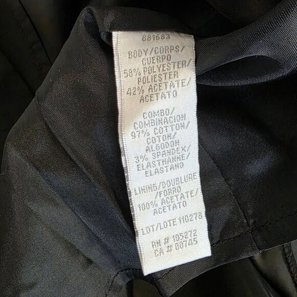 Theia Couture Black Taffeta Dress Fit Flare Floral Elegant Party LBD 6 NEW $450 - Picture 8 of 10